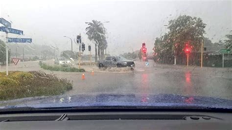 Weather: Photos, videos show severe flooding hitting Napier | Newshub