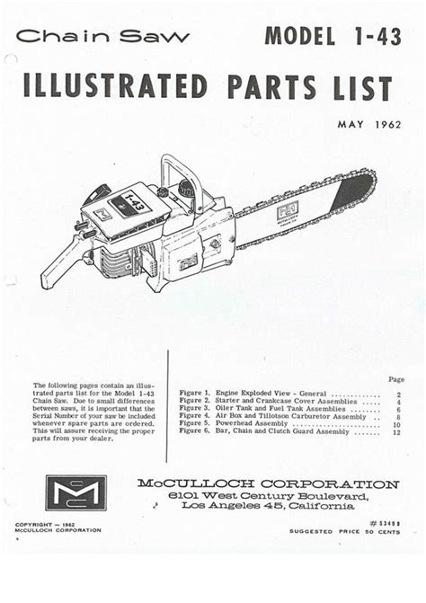 Greenworks Chainsaw Parts Diagram