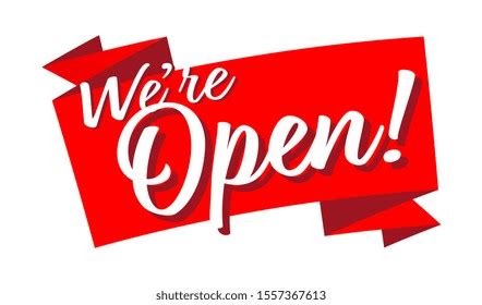 1,134 Were Open Sign Images, Stock Photos & Vectors | Shutterstock