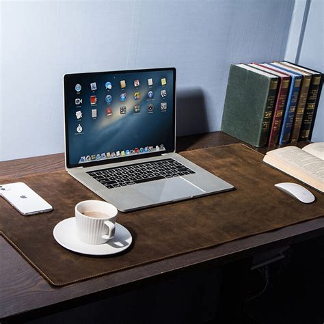 Custom Mouse Pad Leather Laptop Table Desk Mat Personalized - Etsy