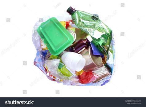 Pile Garbage Recycling Isolated On White Stock Photo 1795888294 | Shutterstock