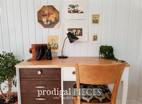 Mid Century Modern Desk Set from Sewing Desk - Prodigal Pieces