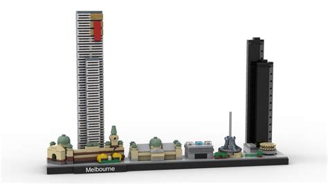 LEGO IDEAS - Lego Architecture Skyline - Melbourne, Australia.