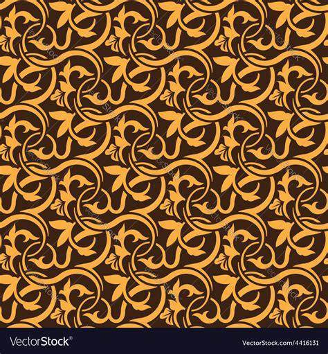 Brown seamless pattern Royalty Free Vector Image