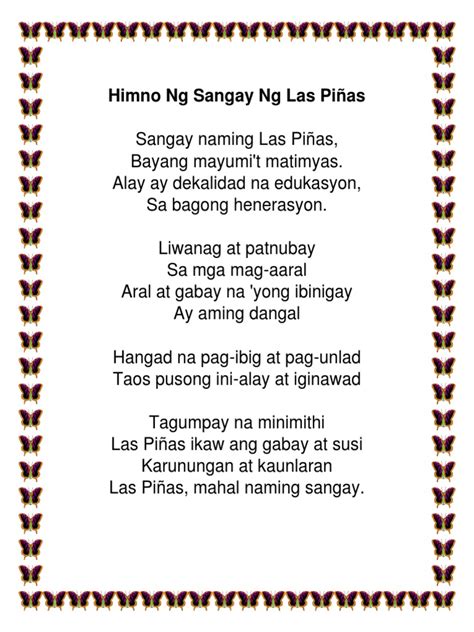 Himno Ng Cavite Lyrics