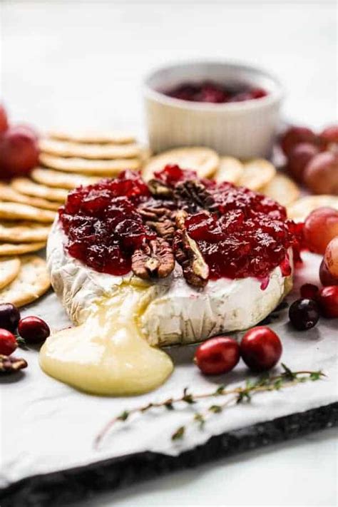 Cranberry Baked Brie (Easy Holiday Appetizer!) - Joyous Apron