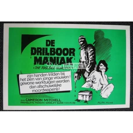 TOOLBOX MURDERS - Belgian Movie Poster Store