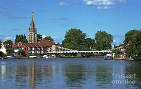 The River Thames At Marlow Photograph by Ian Lewis - Fine Art America