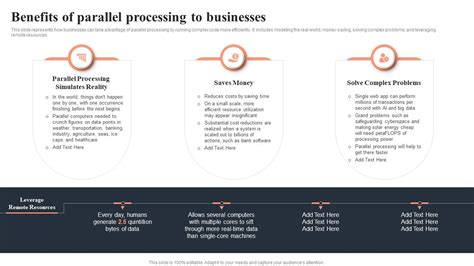 Parallel Computing Benefits Of Parallel Processing To Businesses Ppt Show Professional PPT ...