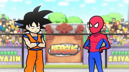 Goku vs Spider-Man - obrazki Jeja.pl