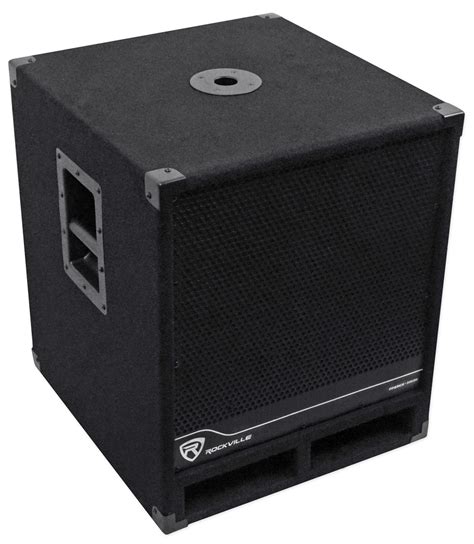 Rockville RBG15S 15" 1600w Active Powered PA Pro/DJ DSP Subwoofer+Steel ...