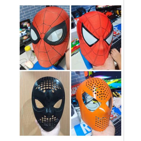 3d Printed Spiderman FaceShell For Spiderman Costume | Shopee Philippines