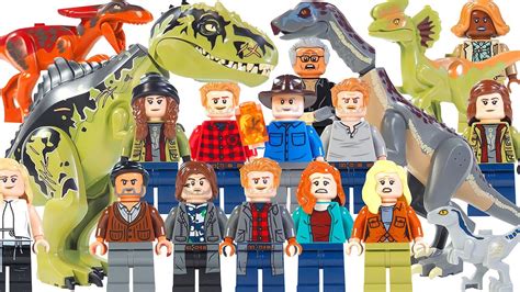 All LEGO Jurassic World Dominion minifigures | All LEGO Jurassic World ...