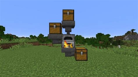 Minecraft Hopper Furnace