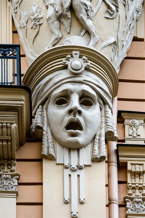 Riga Latvia - Art Nouveau architecture