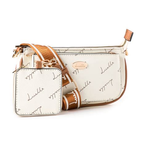 Luella Crossbody Bag with Logo Print