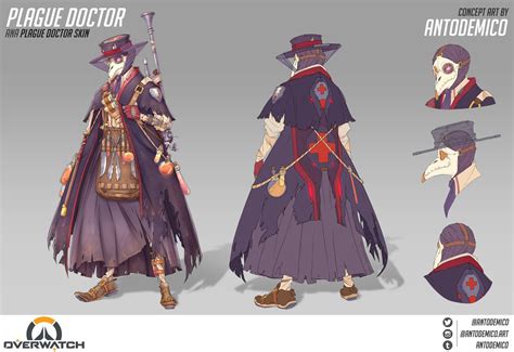 Antonio Demico on Twitter | Overwatch skin concepts, Overwatch hero concepts, Plague doctor