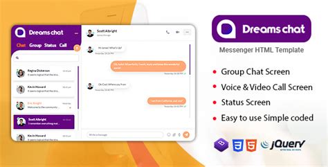 chat template | Bootstrap4