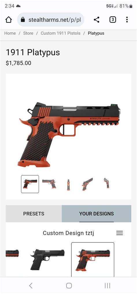 Ordered my platypus : r/stealtharms