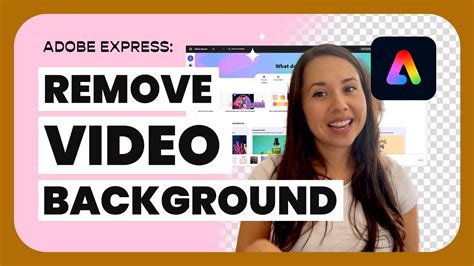 Easily Remove Video Backgrounds with Adobe Express - YouTube