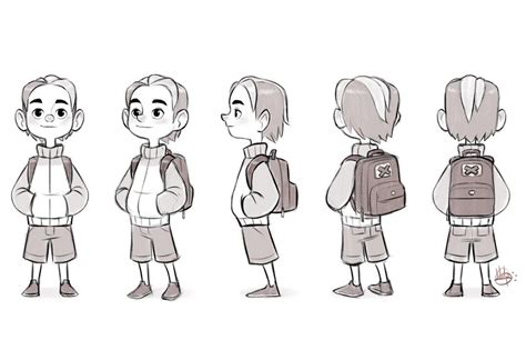 Cool Kid Turn Around sketch by LuigiL | Рисунки персонажей, Рисунки с ...