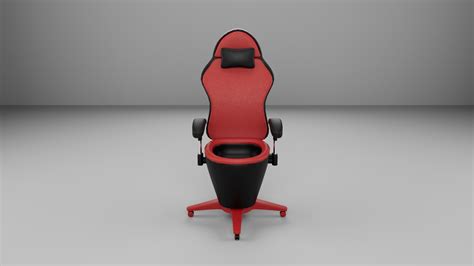 Gaming Chair Toilet Model 3D Model - TurboSquid 2060225