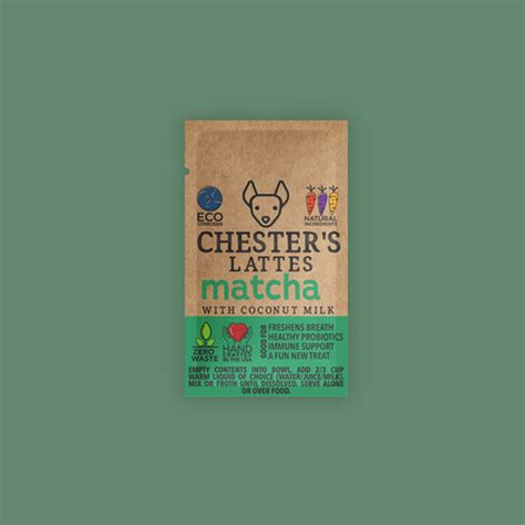 CHESTER'S MATCHA LATTE DOG TREAT FOR A NEW FUN TREAT | Chester's Dog Treats