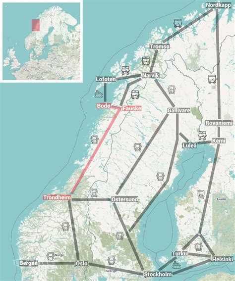 Bodø to Trondheim by Train - Review of Night Train and Ticket Fares | rail.cc