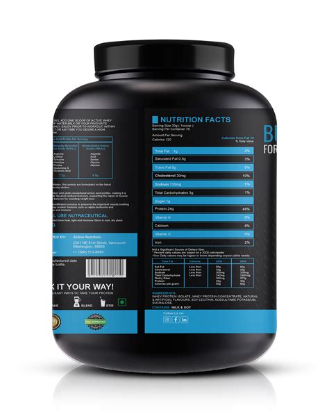 100% Whey Protein Chocolate – Active Nutrition Global