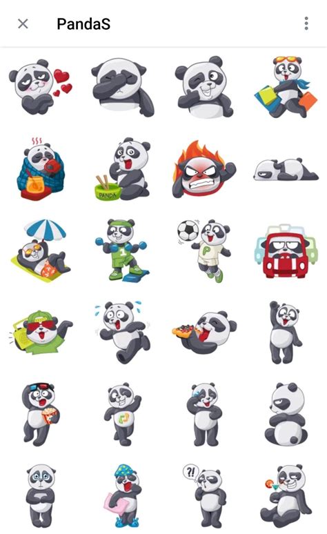 Panda Telegram sticker packs | Telegram stickers, Kids stickers ...