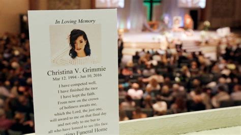 Thousands attend funeral for slain 'Voice' singer Christina Grimmie at memorial | CTV News