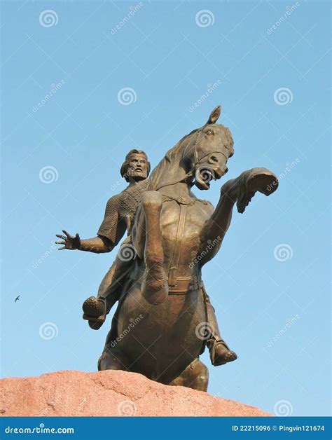 Statue of Rider on Horseback Stock Photo - Image of memorial, peace: 22215096