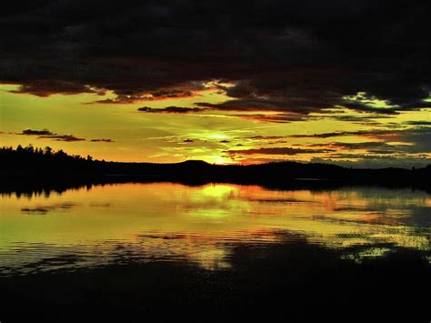 Lake Reflection Photograph by Caroline Haldeman - Pixels