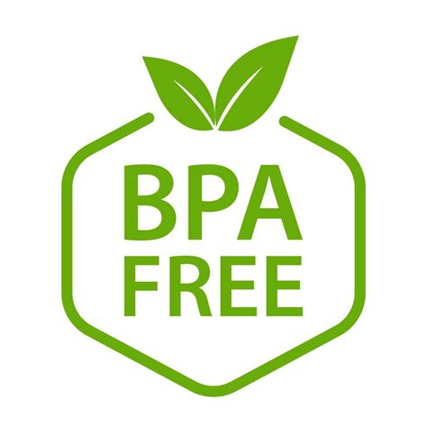 BPA FREE bisphenol A and phthalates free icon vector non toxic plastic sign for graphic design ...