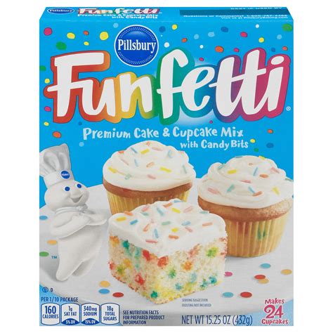 Pillsbury Funfetti Premium Cake and Cupcake Mix with Candy Bits - Shop ...