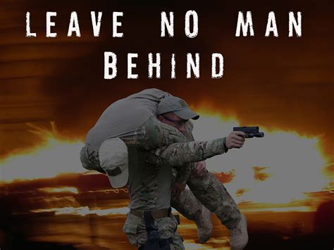 Military Motivation Poster “Leave No Man Behind” Version 5 | usa ...