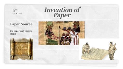 invention of the paper