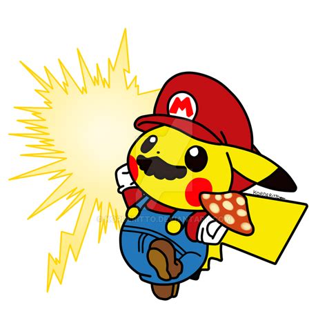 Mario Pikachu by korderitto on DeviantArt