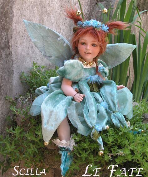 Scilla Fairy, Porcelain Fairy Doll, Porcelain Fairies for sale - Avalon