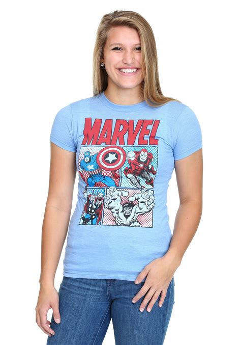 Women's Marvel Group T-Shirt - Epic Shirt Shop | Epic shirt, Ladies tee ...