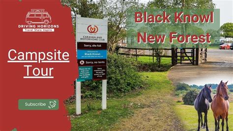 New Forest Campsite - Black Knowl in the heart of the New Forest - YouTube