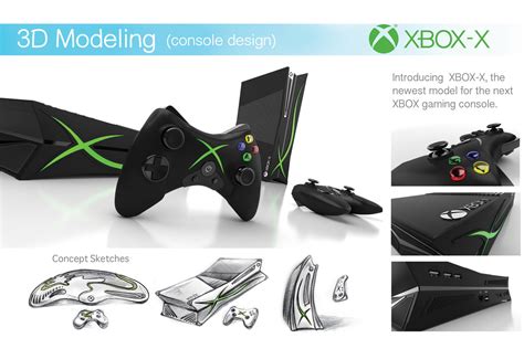 XBOX-X Console Design by Arpi Keurjikian at Coroflot.com