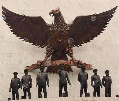 Monument of Pancasila Sakti Located in Lubang Buaya Jakarta Indonesia Editorial Stock Photo ...