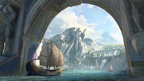 Númenor in The Rings of Power, its secrets and concept art: a fantasy Venice - Meristation USA