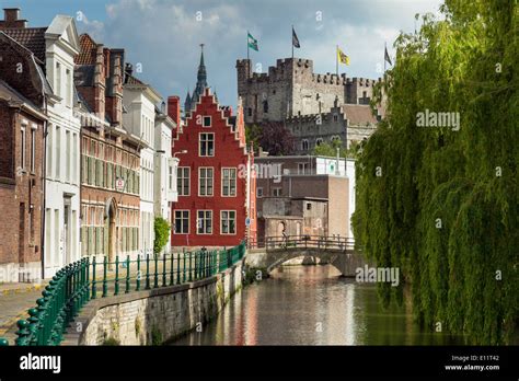 Gravensteen castle in Ghent, Belgium Stock Photo - Alamy