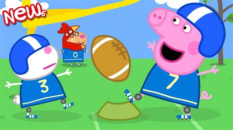 Peppa Pig Tales 🏈 The Big Game 🏈 Peppa Learns American Football 🐷 Peppa ...