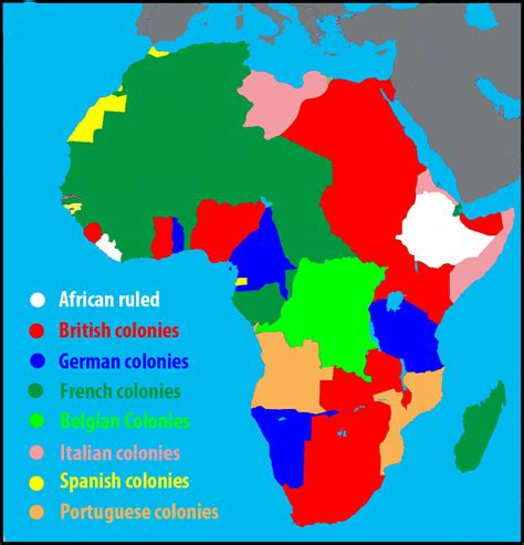 Political Map Of Africa In 1914 - United States Map