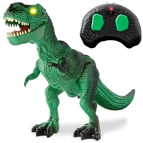 Buy Best Choice Products Kids Remote Control Dinosaur Toy, Large Electronic Walking Jurassic RC ...