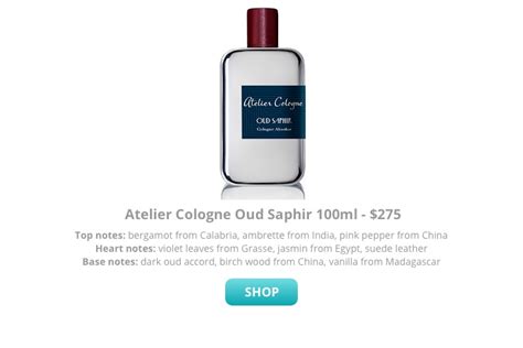 Perfume Review: Atelier Cologne Oud Saphir Cologne Absolue - Etiket Journal