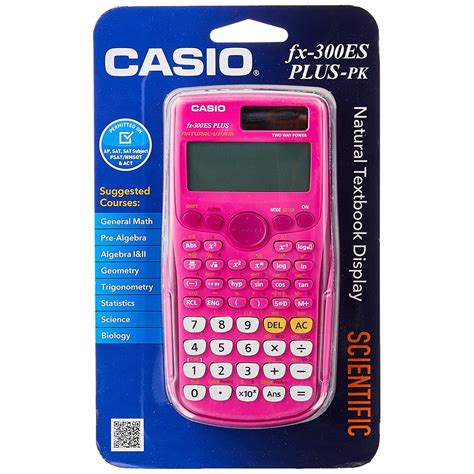 Casio fx-300ES PLUS Scientific Calculator, Pink - Walmart.com - Walmart.com